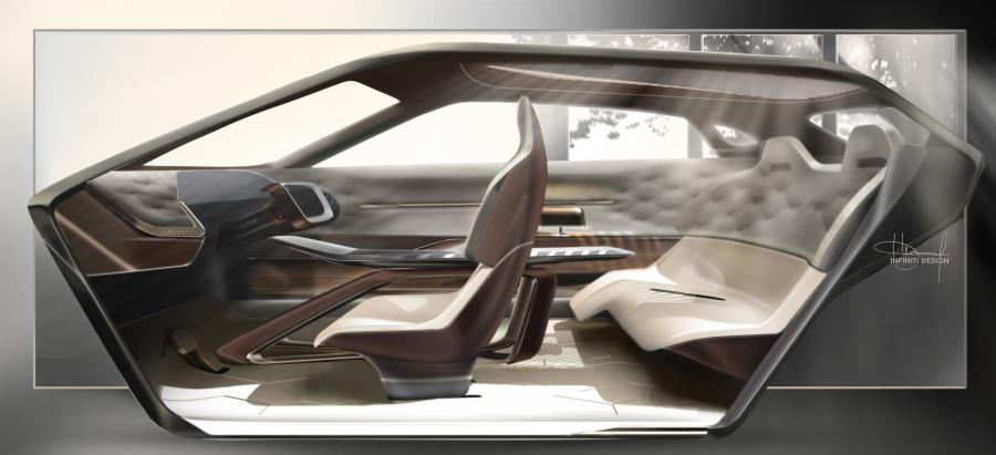 Эскиз Infiniti QX Inspiration 2019 года  (фото 149 из 159)